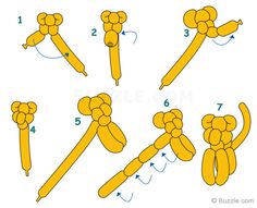 Making balloon animals instructions step by step