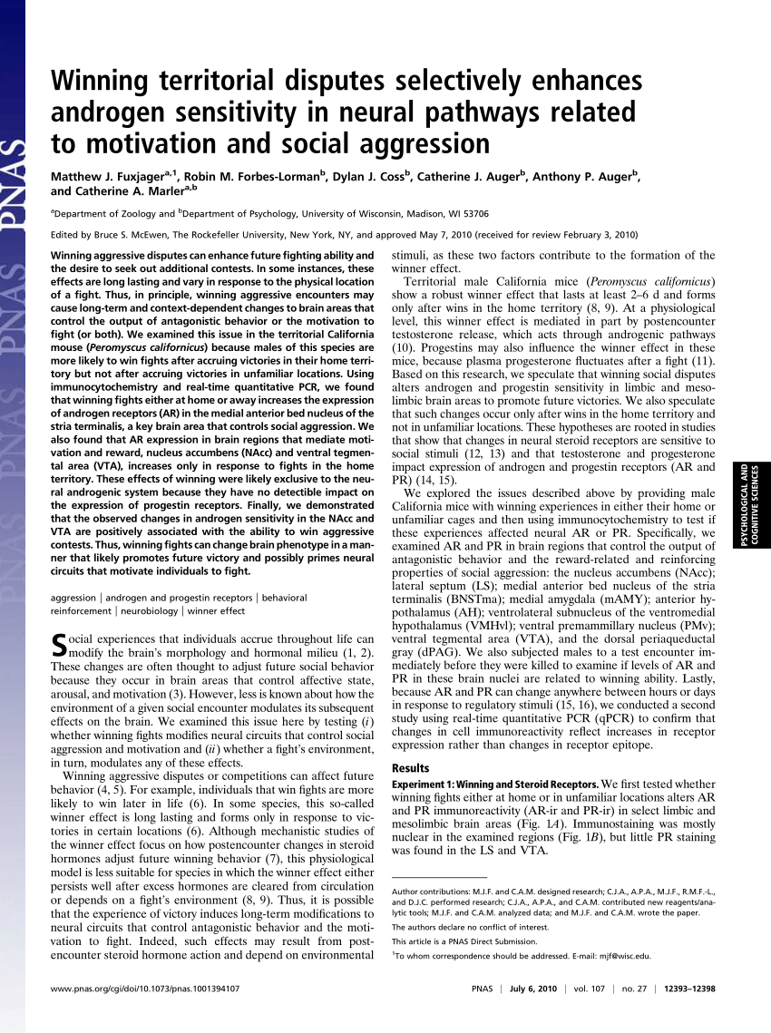 Postcontest Blockade of Dopamine Receptors Inhibits