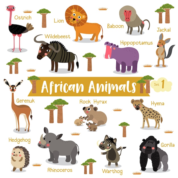 English Vocabulary Animals Name with Pictures and Hindi