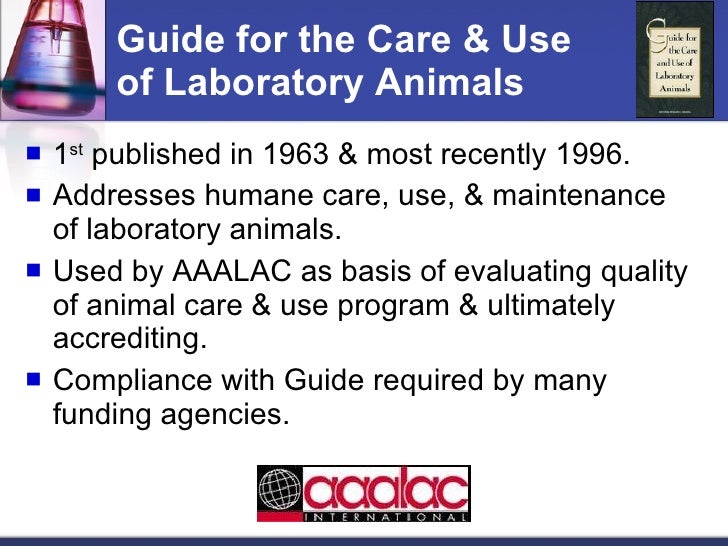 ERIC Guide for the Care and Use of Laboratory Animals