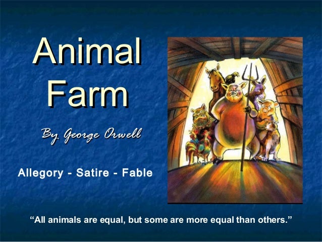 Animal Farm by George Orwell A Review studymode.com