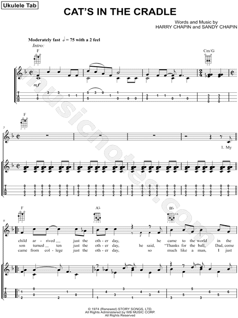 Download free sheet music and scores Chapin Harry